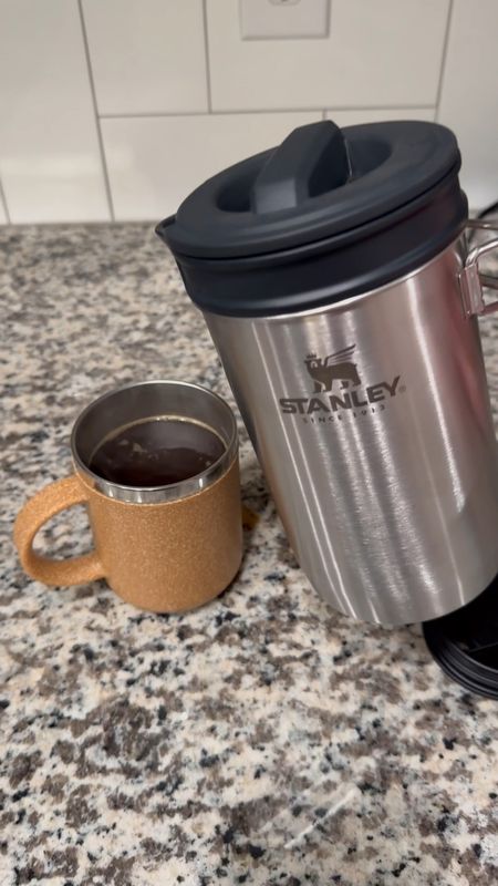 French press coffee!☕️ perfect to take camping or to make at home! 

#LTKhome #LTKGiftGuide #LTKVideo