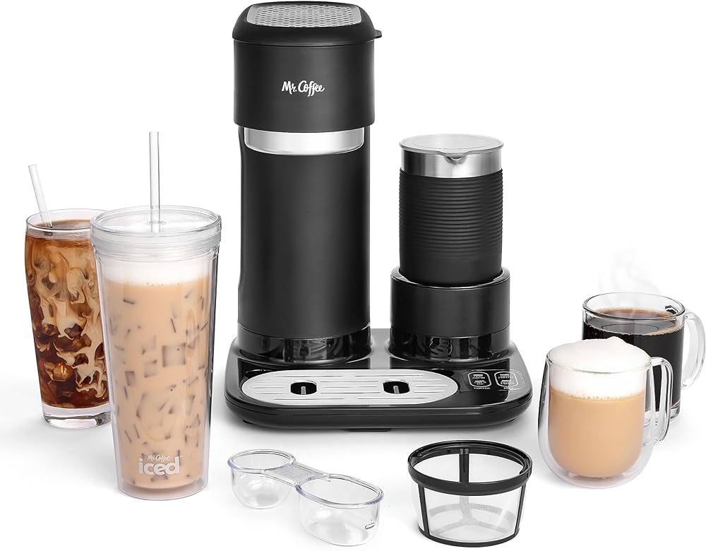 Mr. Coffee 4-in-1 Single-Serve Latte, Iced and Hot Coffee Maker | Coffee Machine with Milk Frothe... | Amazon (CA)