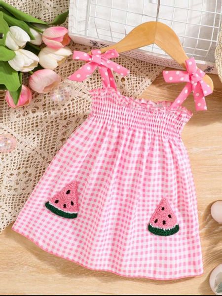 Baby girl summer watermelon dress 

#LTKbaby #LTKfindsunder100 #LTKfindsunder50