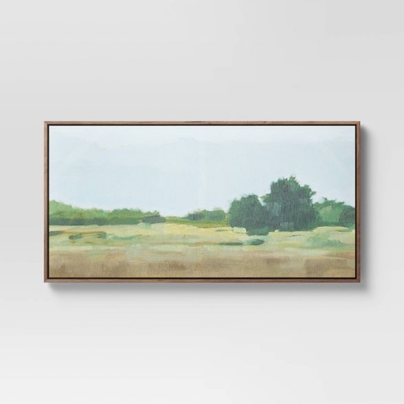 47" x 24" Country Landscape Framed Wall Canvas - Threshold™ | Target