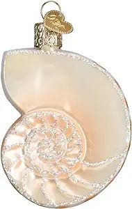 Old World Christmas Nautilus Shell Glass Blown Ornament for Christmas Tree | Amazon (US)