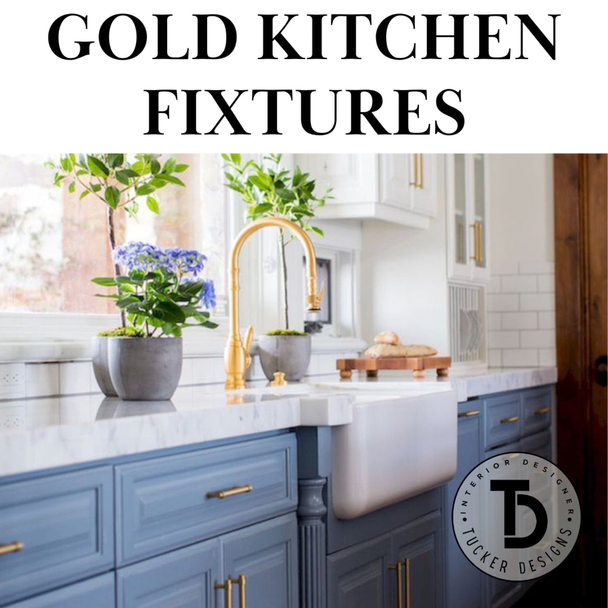 Dress your kitchen with matte gold cabinet pulls and faucet  

#LTKhome