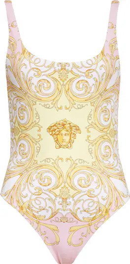 Versace Medusa Barocco Print One-Piece Swimsuit | Nordstrom | Nordstrom