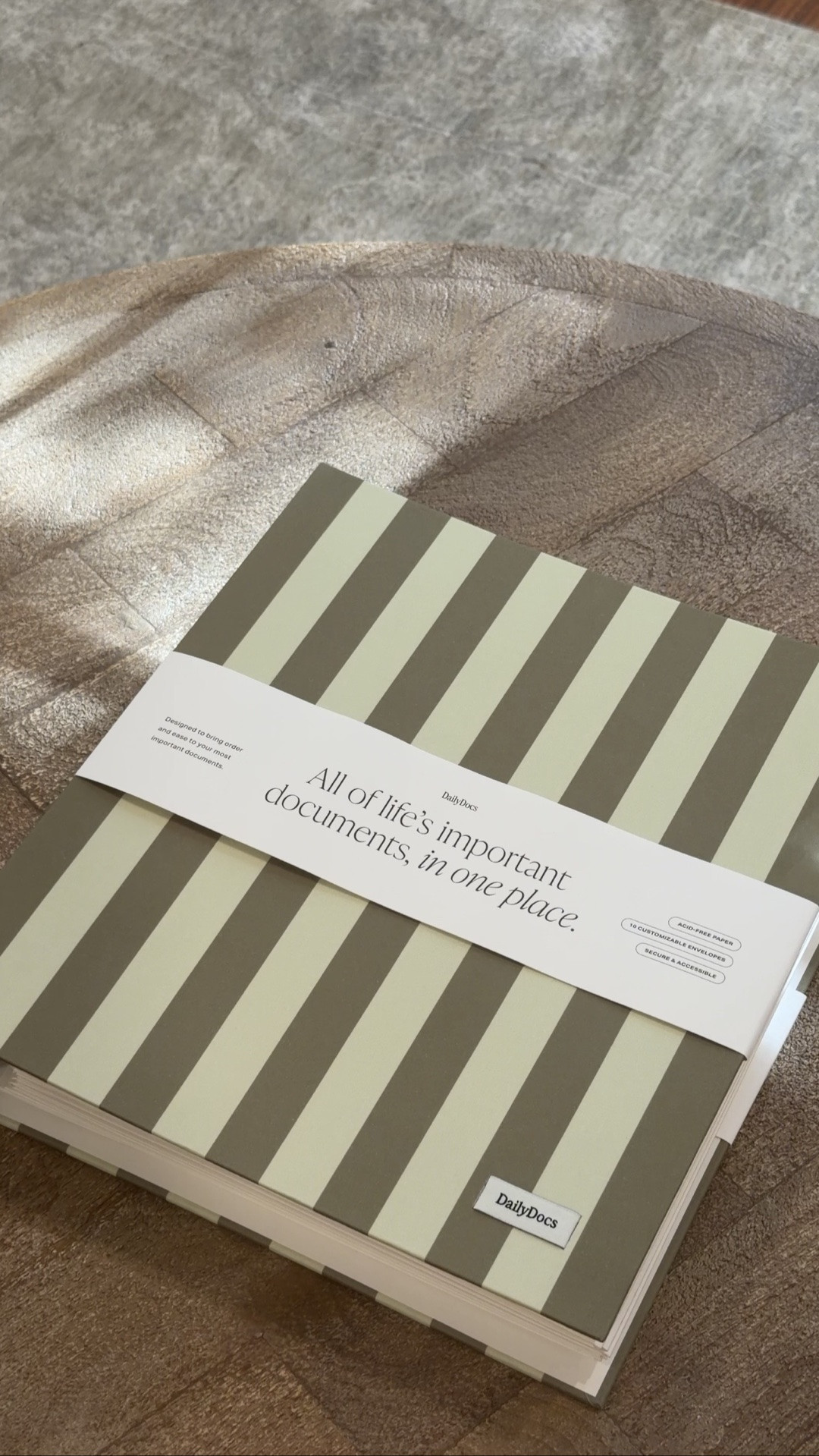 This documents organizer gives me so much peace of mind knowing where all our important family documents are. Bonus points, it’s just really cute 🤍#homeorganization #homehacks #milspouse

#LTKHome #LTKdayinmylife #LTKmomlife