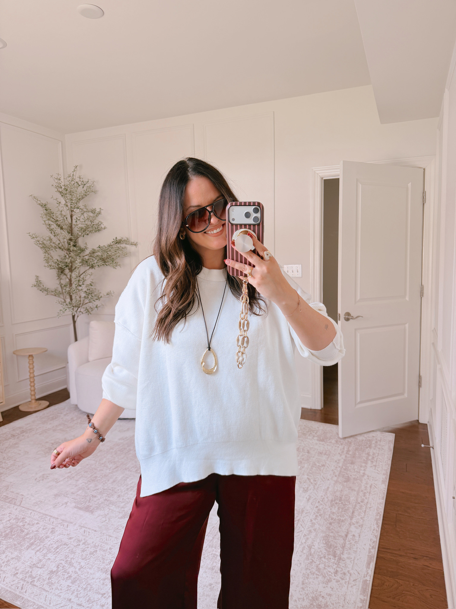 wearing an XL in both pieces

#LTKSeasonal #LTKMidsize