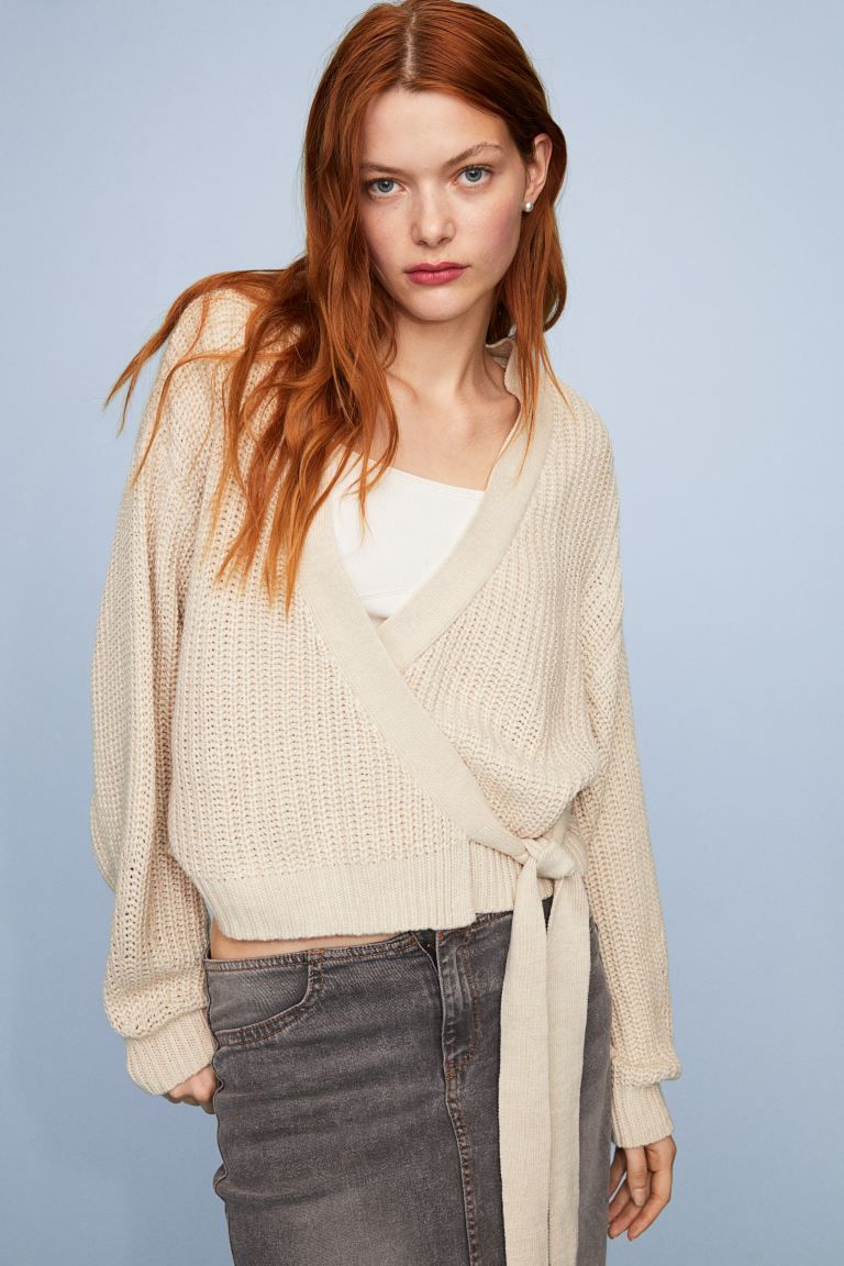Rib-knit Wrap Cardigan | H&M (US + CA)