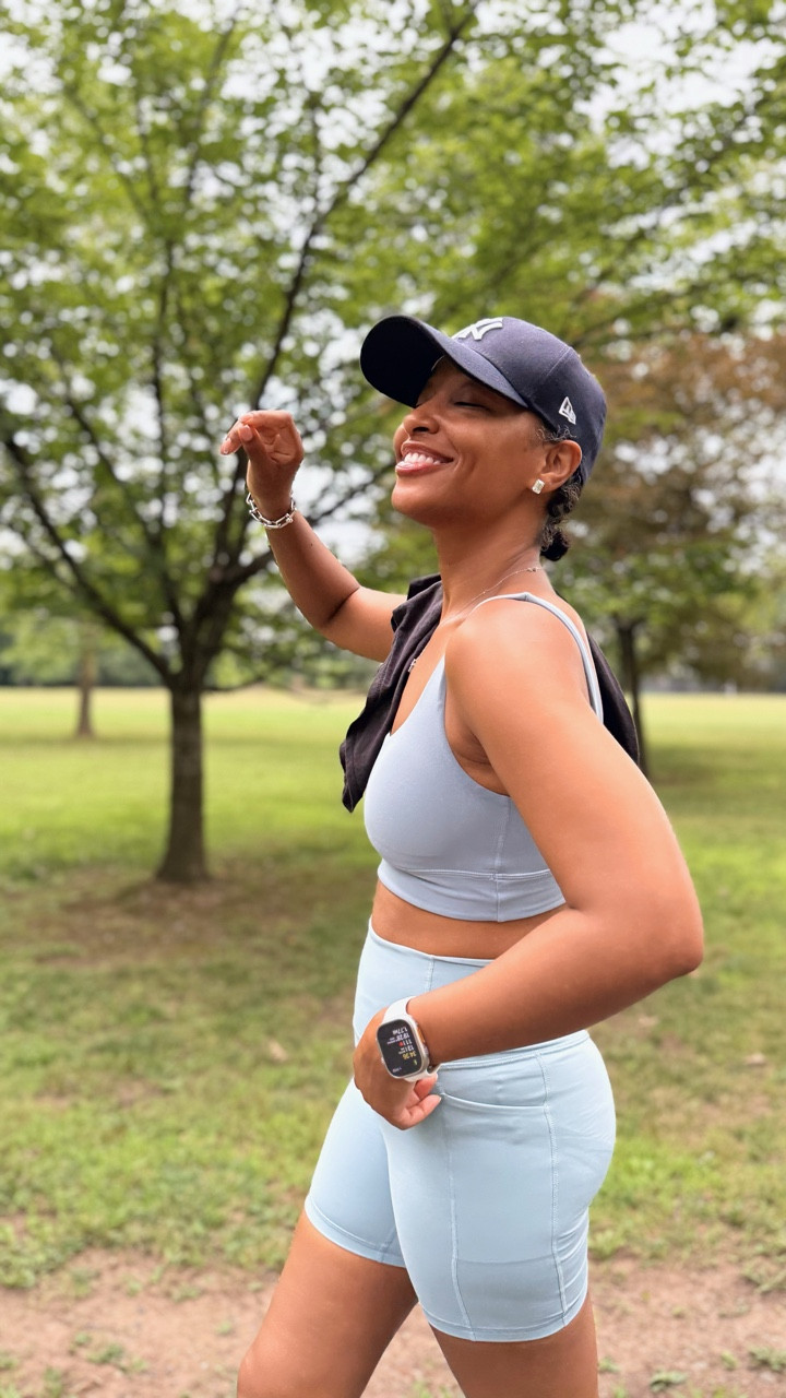 Out for a walk in my comfy outfit from Amazon—so breathable and easy to move in. Also wearing my absolute essential, my Apple Watch. Linking everything here. #EverydayStyle #WalkReady #AmazonFinds

#LTKActive #LTKStyleTip #LTKU