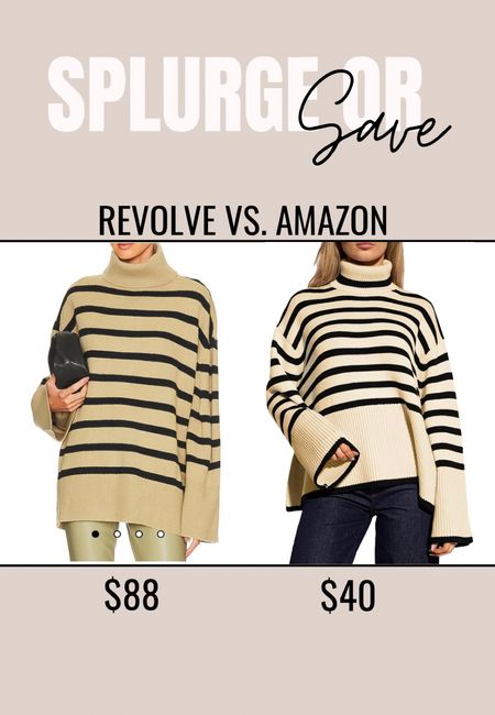 Amazon fashion
Amazon deal
Revolve sweater
Striped sweater
Striped turtleneck 
Turtleneck sweater
Splurge or save 
Look for less 
Winter outfit ideas 

#LTKSeasonal #LTKunder100 #LTKstyletip