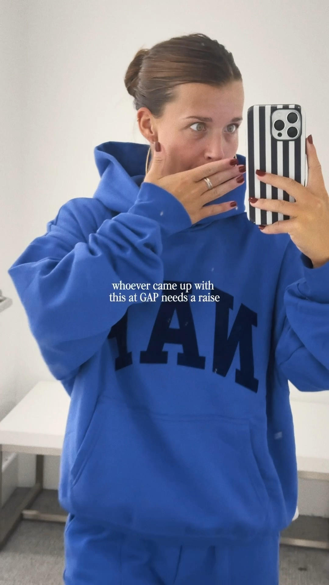 wearing size M in hoodie 
size M in bottoms (ended up ordering a size small in these) 