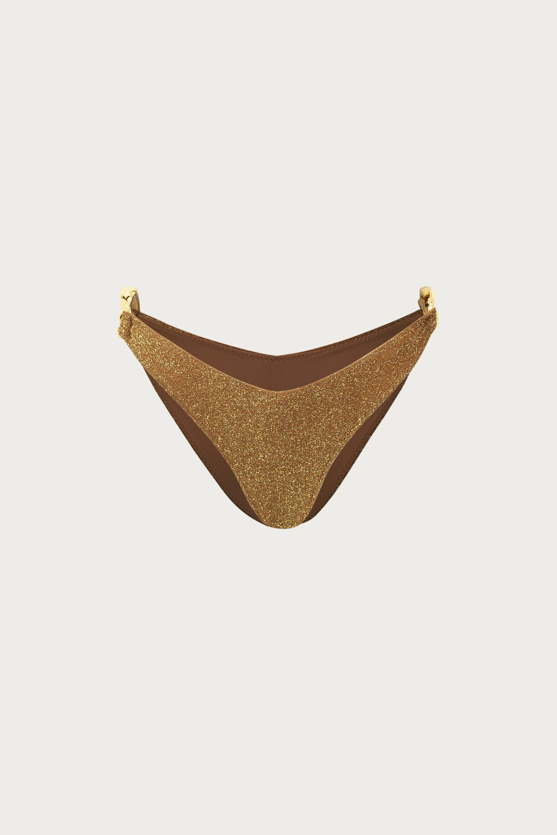 Gold Chain Brief (Mocha Shimmer Lurex) | SAME