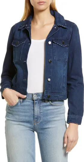 Wit & Wisdom Puff Sleeve Denim Jacket | Nordstrom | Nordstrom