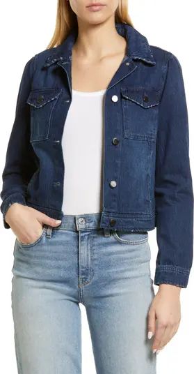 Wit & Wisdom Puff Sleeve Denim Jacket | Nordstrom | Nordstrom