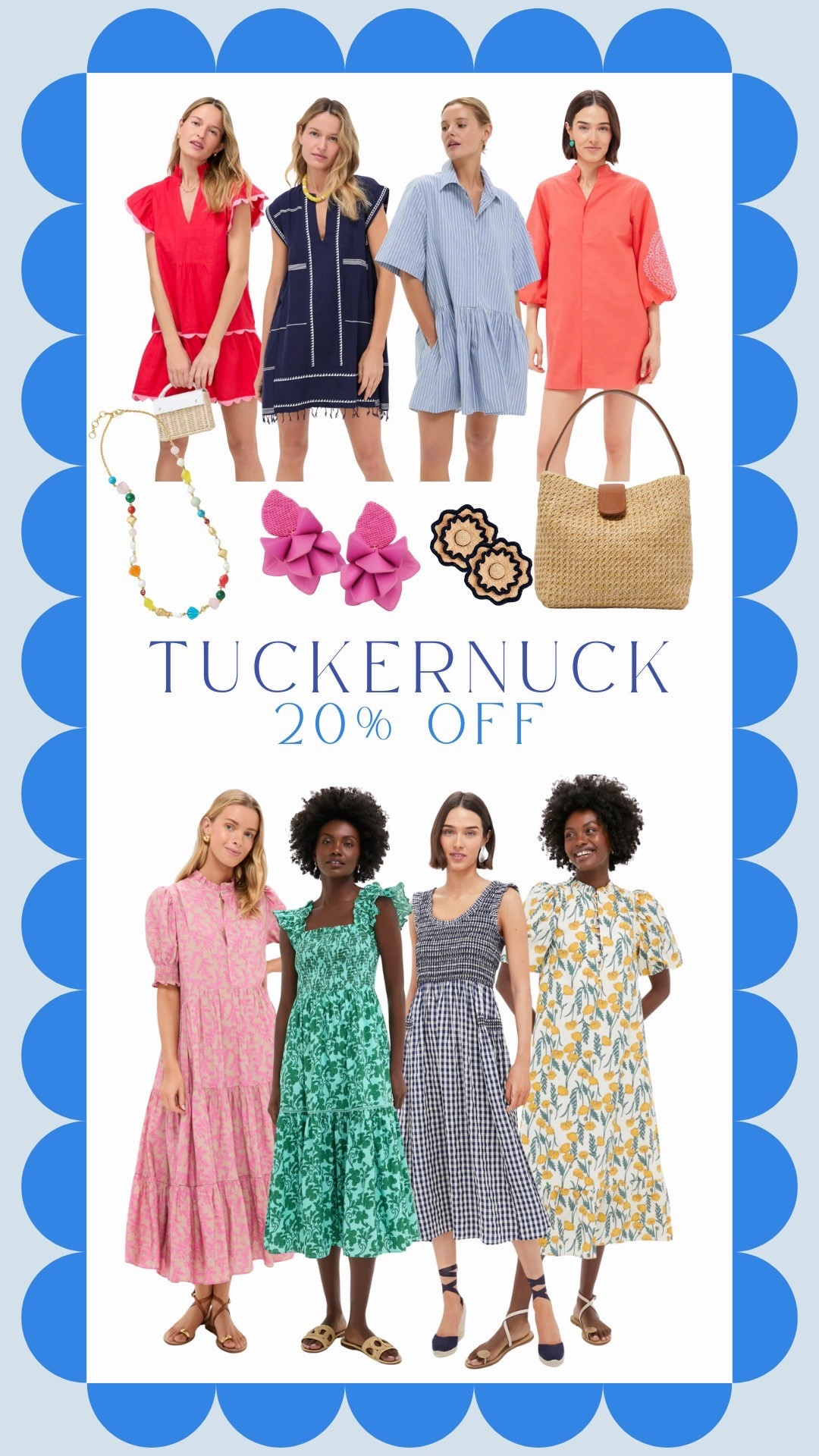 Shop 20% off Tuckernuck!!! 💖 

Tuckernuck - summer fashion - summer style - mini dress - maxi dress - summer dresses - summer jewelry - summer accessories 

#LTKSaleAlert #LTKStyleTip #LTKSummerEdit