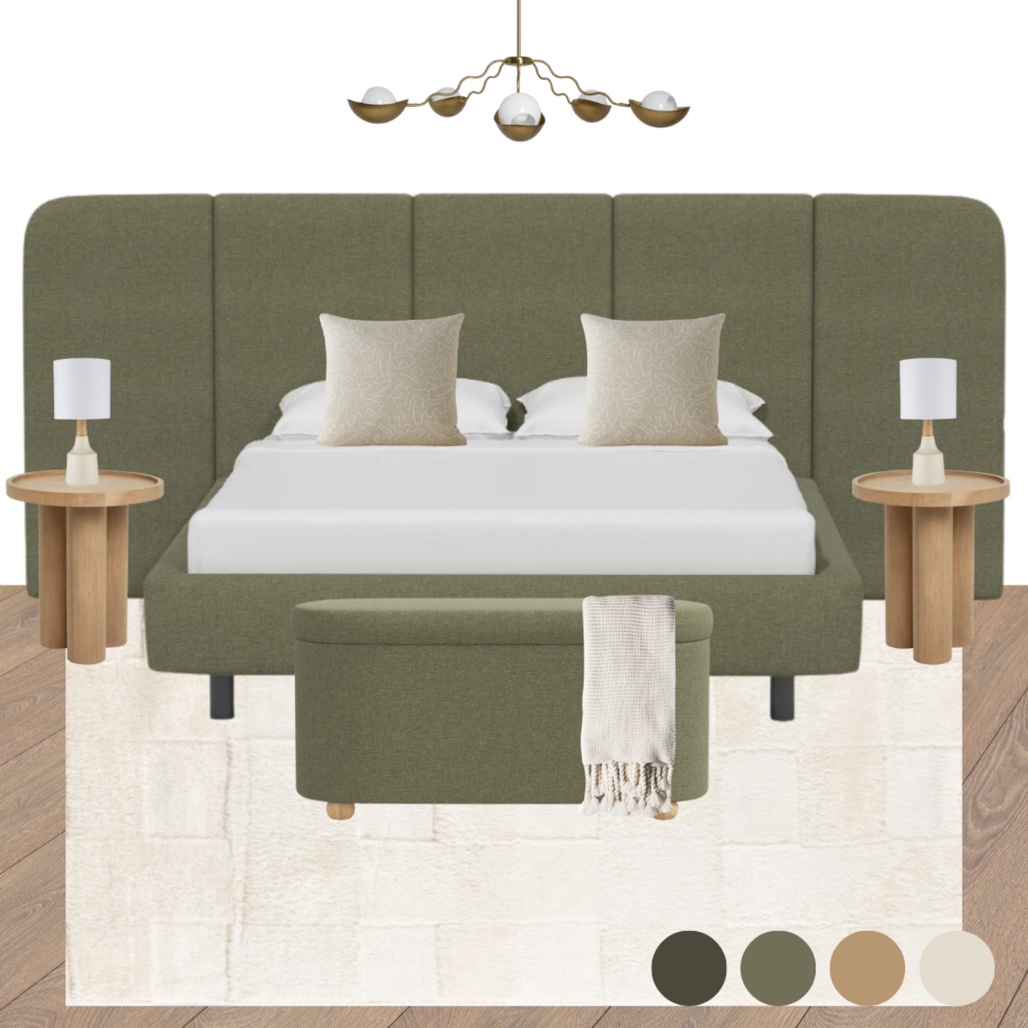 Bedroom, bedroom decor, bedroom inspo, bedroom style, green bedroom design, green bedroom inspo, home, home decor, bed, upholstered bed 

#LTKU #LTKstyletip #LTKhome