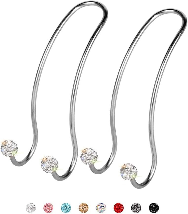 SAVORI Auto Hooks Bling Car Hangers Organizer Seat Headrest Hooks Strong and Durable Backseat Han... | Amazon (US)