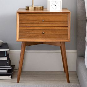 west elm x pbt Mid-Century Nightstand (18") | Pottery Barn Teen