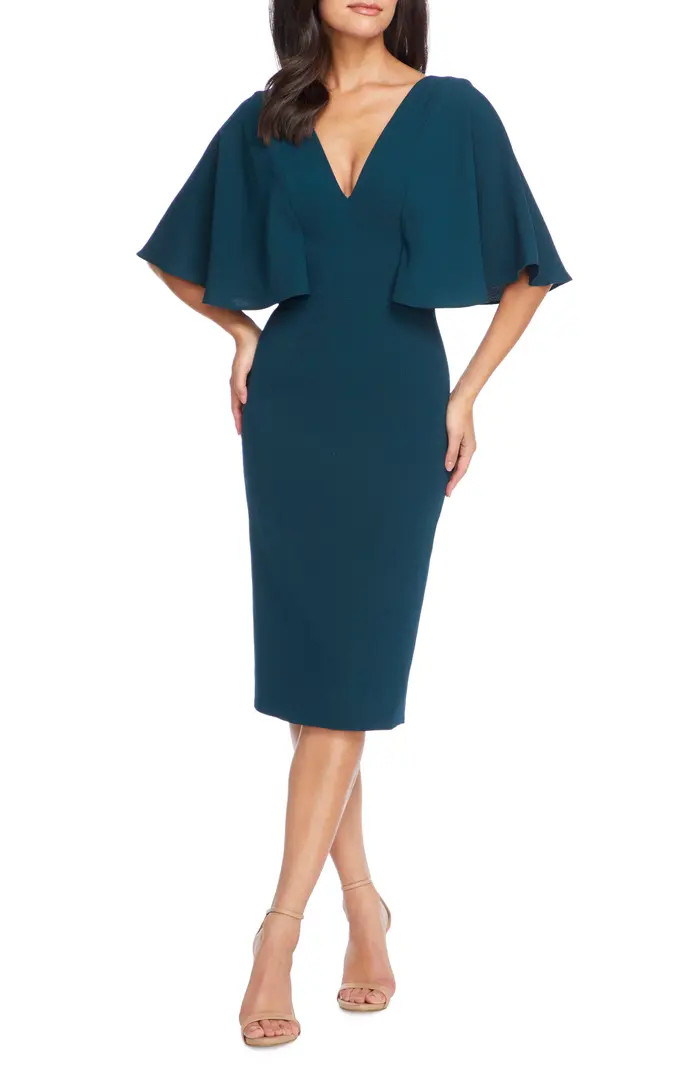 Dress the Population Louisa Butterfly Sleeve Cocktail Dress | Nordstrom | Nordstrom