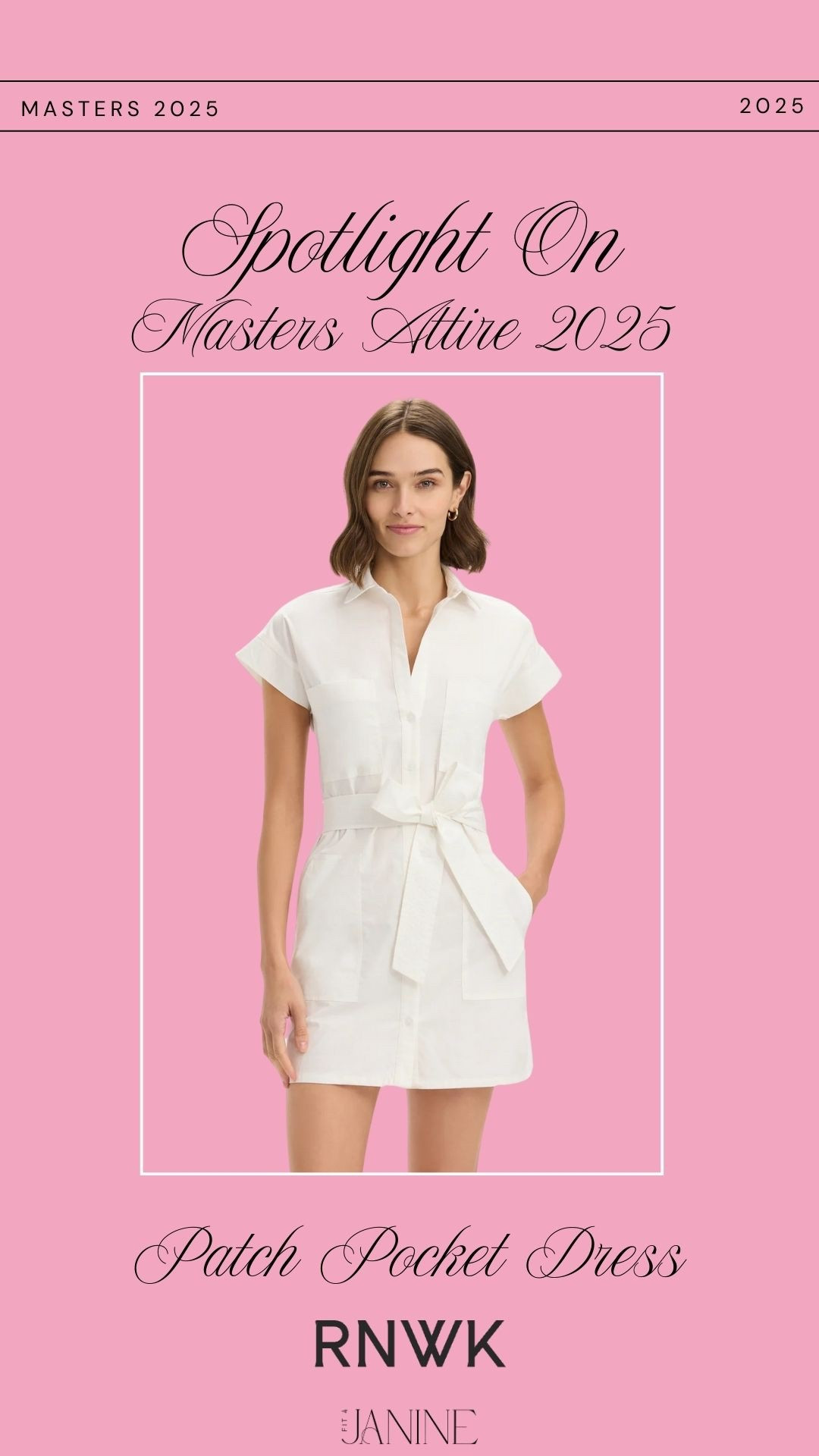 Still looking for that perfect outfit - or outfits - to wear for the Masters next week? Loving this belted patch pocket dress that will keep you cool, comfy, and stylish! My pick - add a pair of sneakers for the ultimate spectator look!

Fit4Janine, Masters Tournament Outfit, Dress, Spring Outfits

#LTKStyleTip #LTKSeasonal