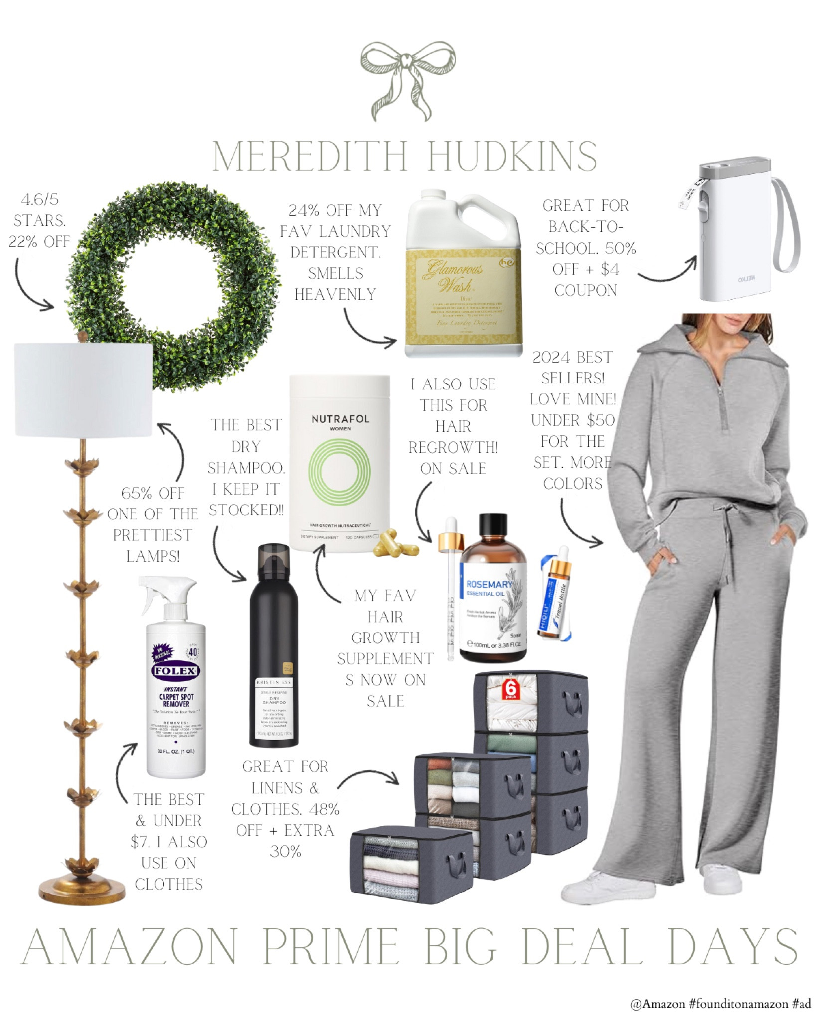 @Amazon Prime Big Deal Days are officially here #ad ! Here are some of my favorite deals so far. I can’t get enough of these best selling home, fashion and beauty products! #founditonamazon

Follow me the @shop.LTK app to learn more about Amazon’s products & deals. I've linked all these products in my LTK Shop so you can
shop directly from the app!

@Shop.LTK #liketkit liketk.it/xx

I will receive a commission, at no cost to you, if you make a purchase through my Amazon links or LTK links.

Meredith Hudkins preppy style, classic style, timeless, home decor, traditional home decor, household essentials, Amazon prime big deal days, sale finds, home decor, beauty women’s fashion, fall fashion, winter fashion, autumn style, autumn fashion, fall outfits, Christmas, Amazon fashion 

#LTKFindsUnder50 #LTKxPrimeDay #LTKSaleAlert