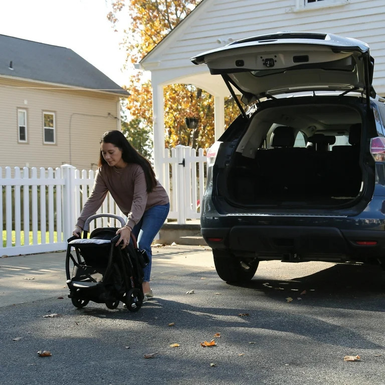 Summer by Ingenuity 3Dquickclose CS+ Compact Fold Baby Stroller, Black - Walmart.com | Walmart (US)