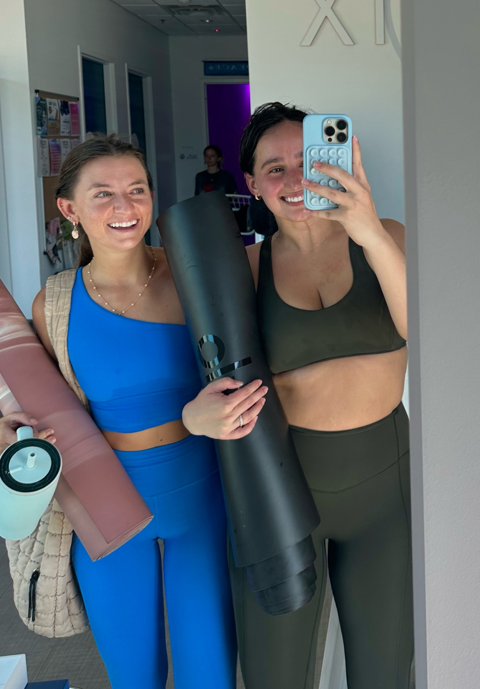 the sweatiest hot yoga class in our Lulu sets!! I love both of these colors so much!

#LTKmidsize #LTKsalealert #LTKfitness