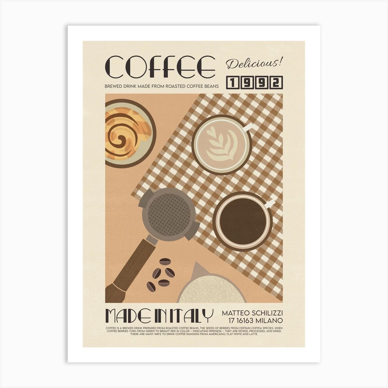 The Coffee Art Print | Fy! (UK)