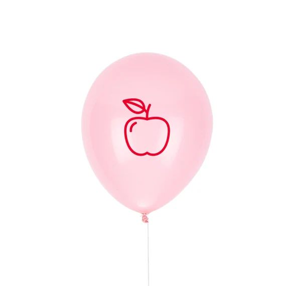 First Day of School Sign, Apple Balloon, Teacher Gift - Printed with Pep® in the USA | Etsy (US)