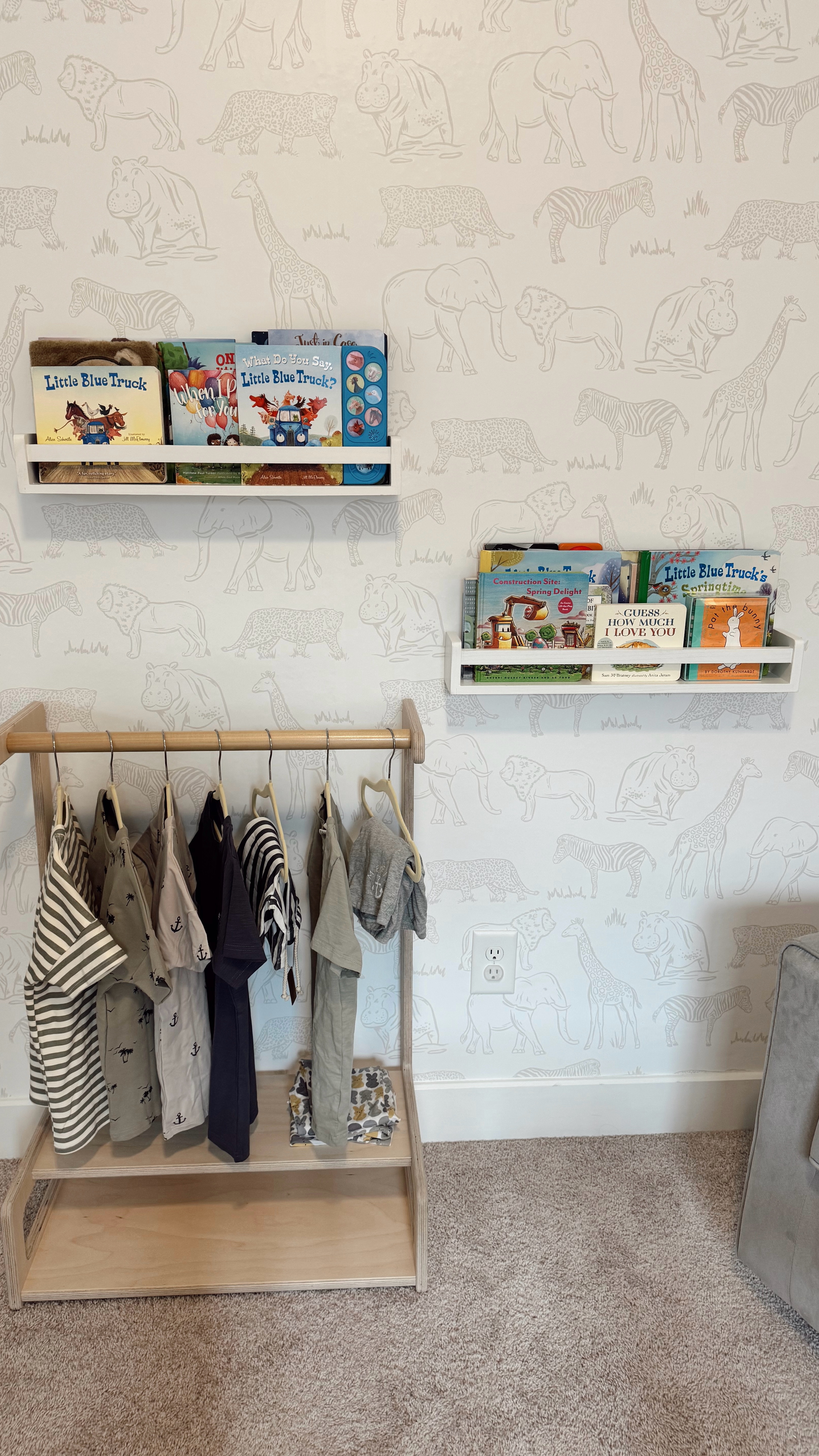 Valentines❤️🩷 to Easter transition in our little boys room!!🐰🪿🐣🌸🩵💚

Spring books, Easter books, toddler books, toddler bedroom, toddler book wall, neutral bedroom, toddler boy bedroom

#LTKKids #LTKSeasonal #LTKWatchNow