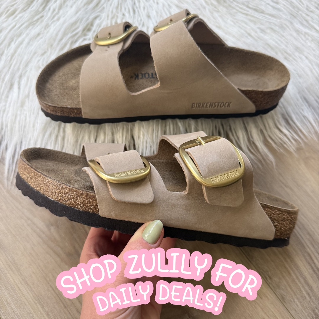 Shop @Zulily to save up to 90% They have amazing daily deals and you can save on top brands like Birkenstocks!

#deals #zulily

#LTKdayinmylife #LTKgrwm #LTKSaleAlert