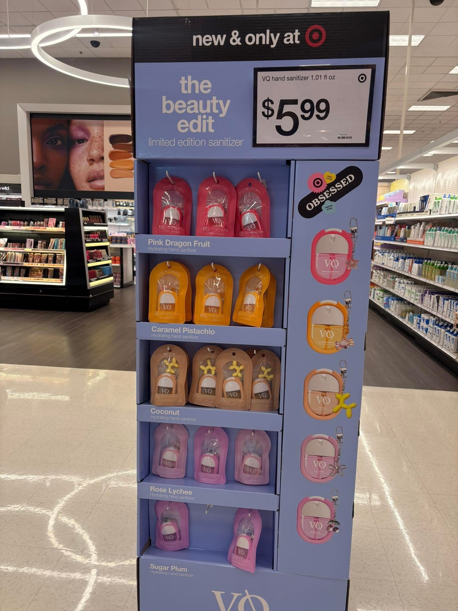 These new hand sanitizers with keychains would make the perfect Easter basket stuffer! 