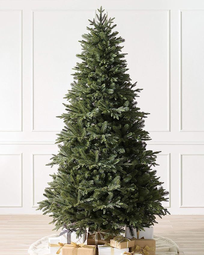 Balsam Hill 7ft Premium Unlit Artificial Christmas Tree Saratoga Spruce with Storage Bag, and Flu... | Amazon (US)