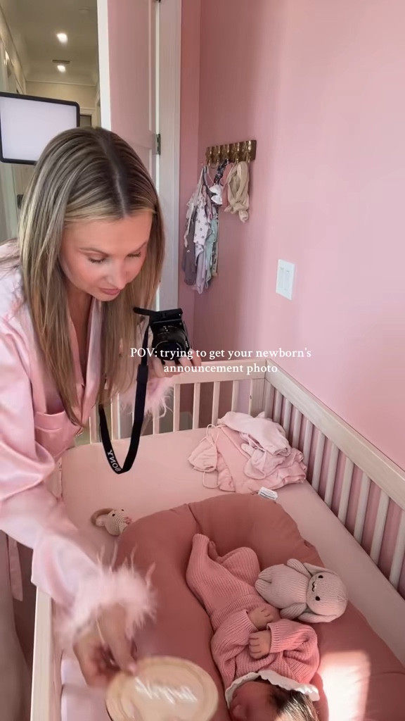 Newborn photos at home with baby girl 

#LTKmomlife #LTKBaby #LTKKids