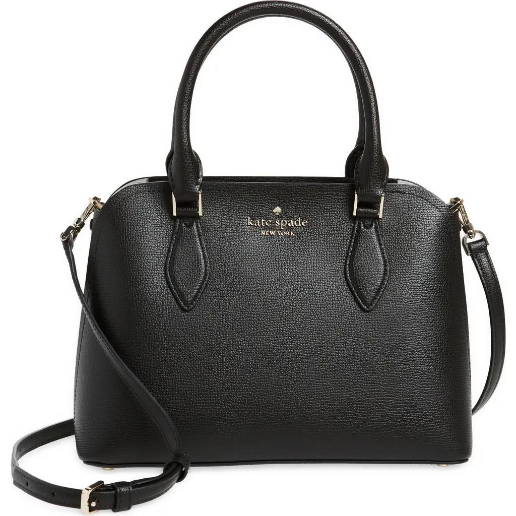 Kate Spade New York darcy small leather satchel bag in Black at Nordstrom Rack | Nordstrom Rack