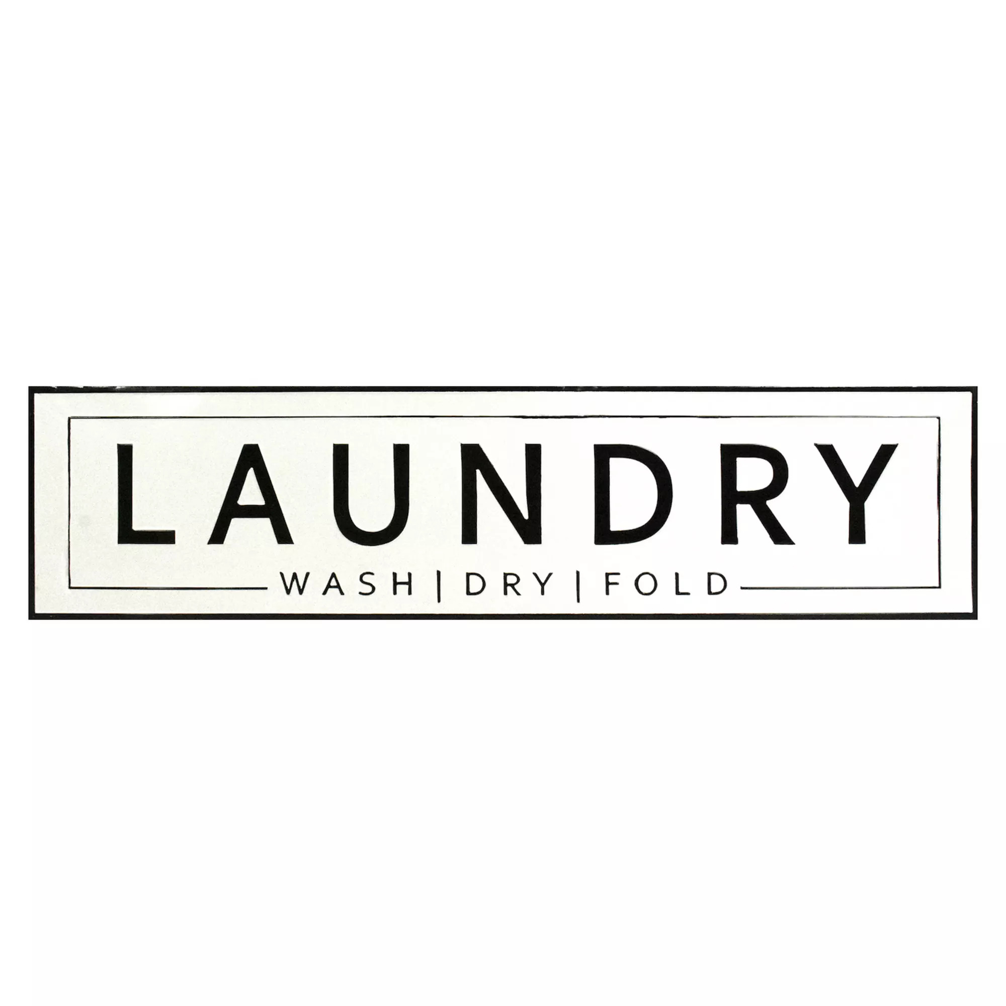 "Laundry" Metal Embossed Sign Wall Decor | Kohl's
