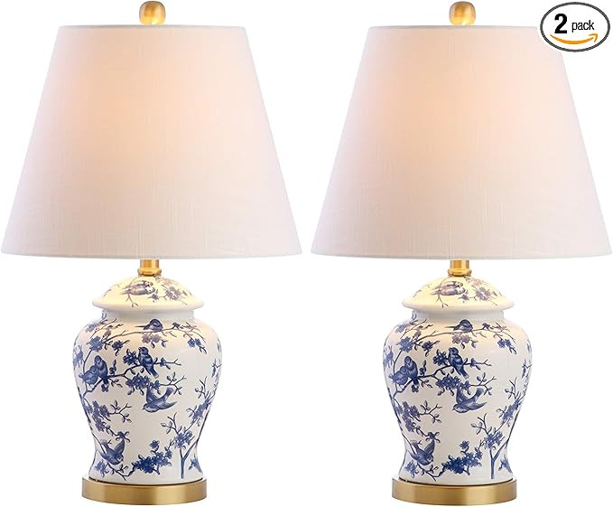 JONATHAN Y JYL3005A-SET2 Set of 2 Table Lamps Penelope 22" Chinoiserie Classic,Cottage,Traditiona... | Amazon (US)