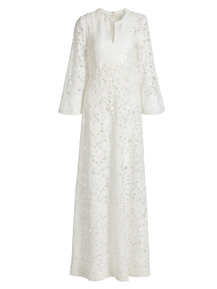 Sachin & Babi Cynthia Sequined Eyelet Gown | Saks Fifth Avenue | Saks Fifth Avenue