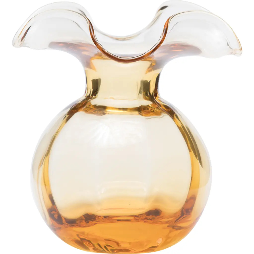VIETRI Hibiscus Bud Vase in Amber at Nordstrom | Nordstrom