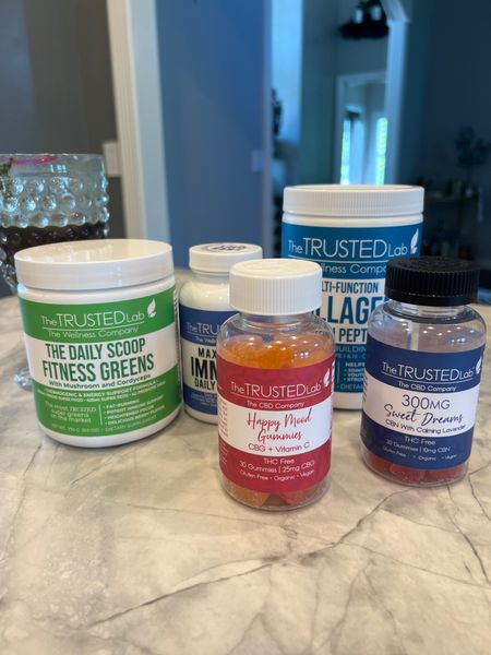 The Trusted Lab 

Save 10% off with Code 
DARCYV10
Sweet dreams gummies 
Happy gummies 
Immunity boosters 
Collagen 
And greens

Products I talk about often and use everyday great midlife helps too!




#LTKBeauty #LTKFindsUnder50 #LTKOver40