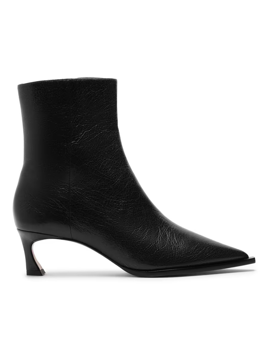 Myra 50MM Leather Booties | Saks Fifth Avenue