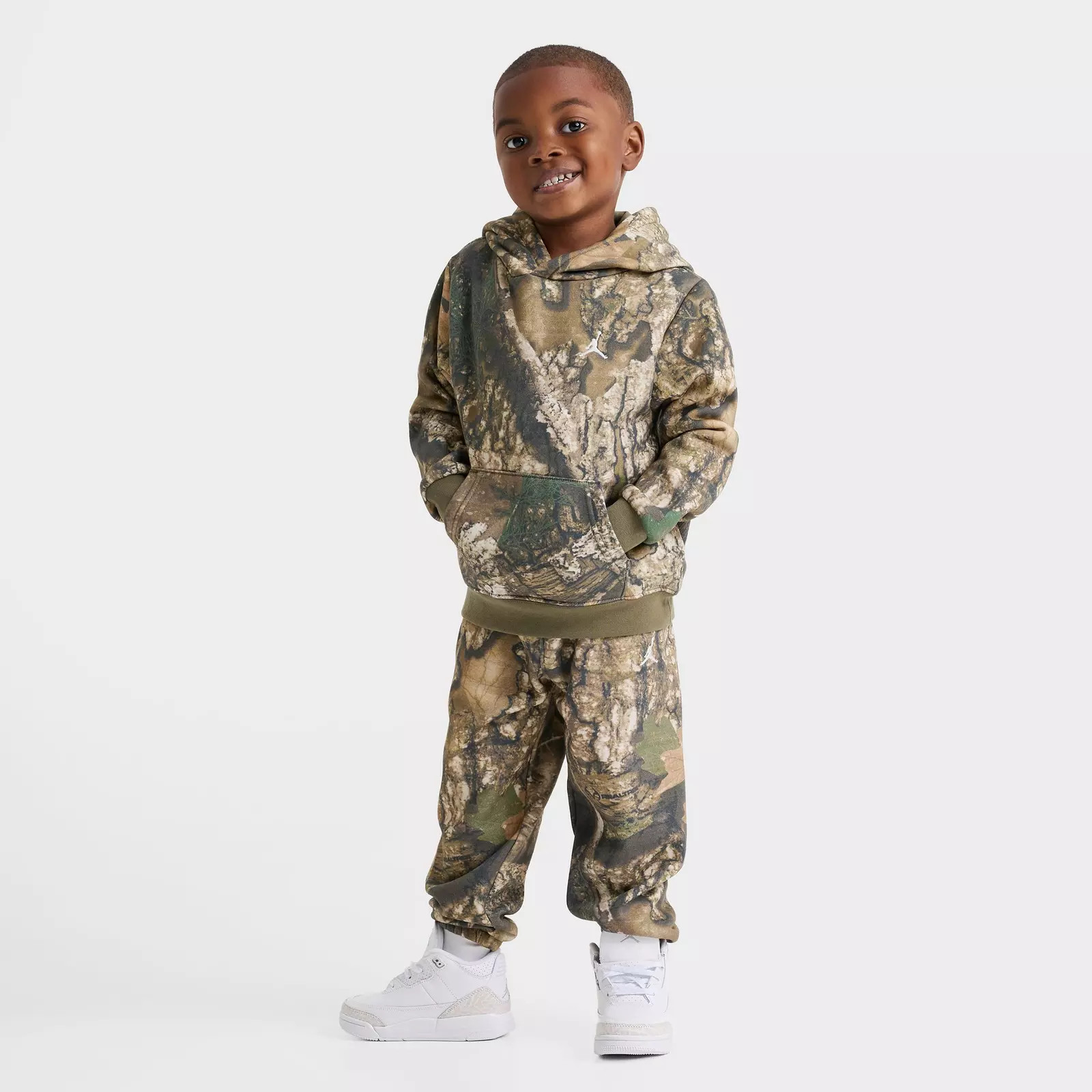 Little Kids' Jordan x Realtree Pullover Hoodie and Jogger Pants Set | JD Sports (US)