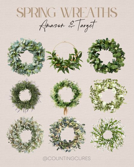 Refresh your home this spring with these beautiful wreaths from Amazon and Target!
#affordablefinds #decoridea #entrywayinspo #modernhome

#LTKhome #LTKSeasonal #LTKstyletip