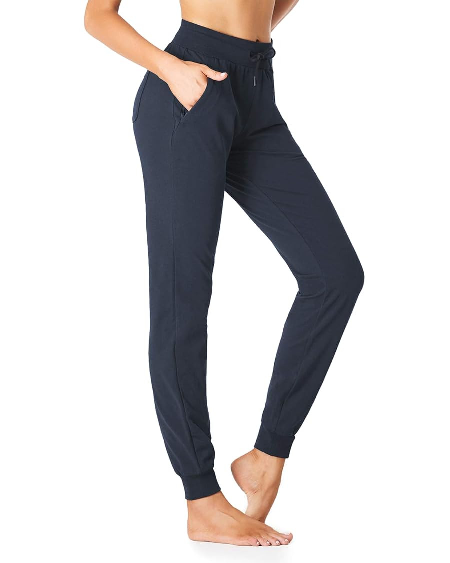 SEVEGO Tall Women's 30/32/34/36 Inseam Jogger Lightweight Cotton Sweatpants Zipper Pockets Runnin... | Amazon (US)