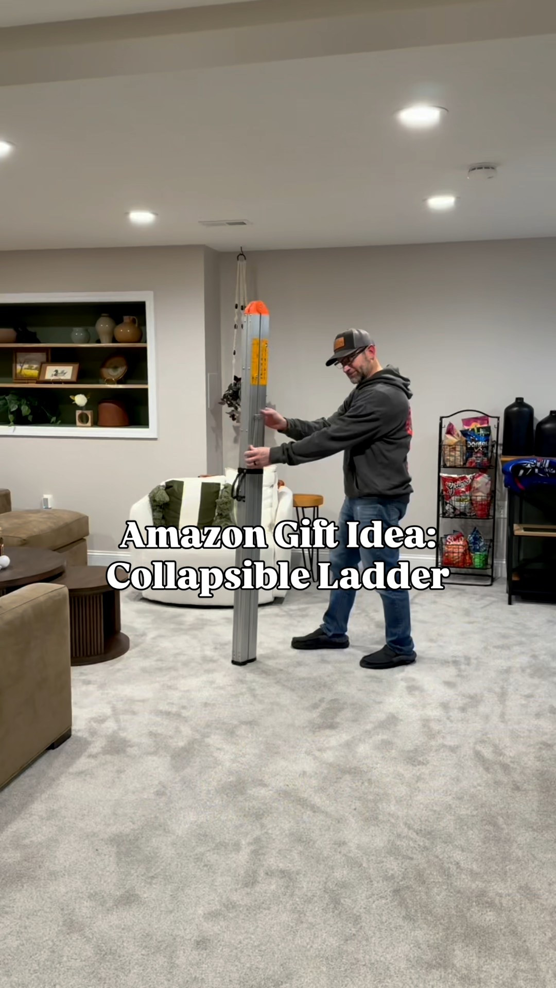 This collapsable ladder is super sturdier & comes in various heights. Fold up to 5” for easy storage! Would be a great gift!

#LTKHome #LTKGiftGuide #LTKFindsUnder100