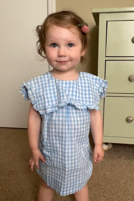 Vintage 1960s blue gingham dress toddler | thrifted, second hand | baby clothes | party dress

#LTKbaby #LTKunder50 #LTKkids