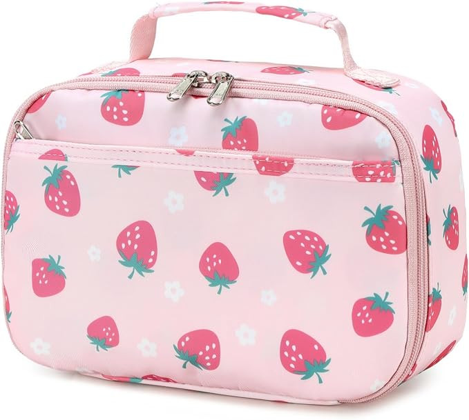 CAMTOP Lunch Box Kids Boys Girls Insulated Lunch Cooler Bag Reusable Lunch Tote Kit for School Tr... | Amazon (US)