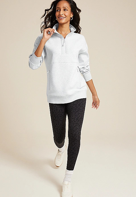 Athleisure Half Zip Pullover Sweatshirt | Maurices