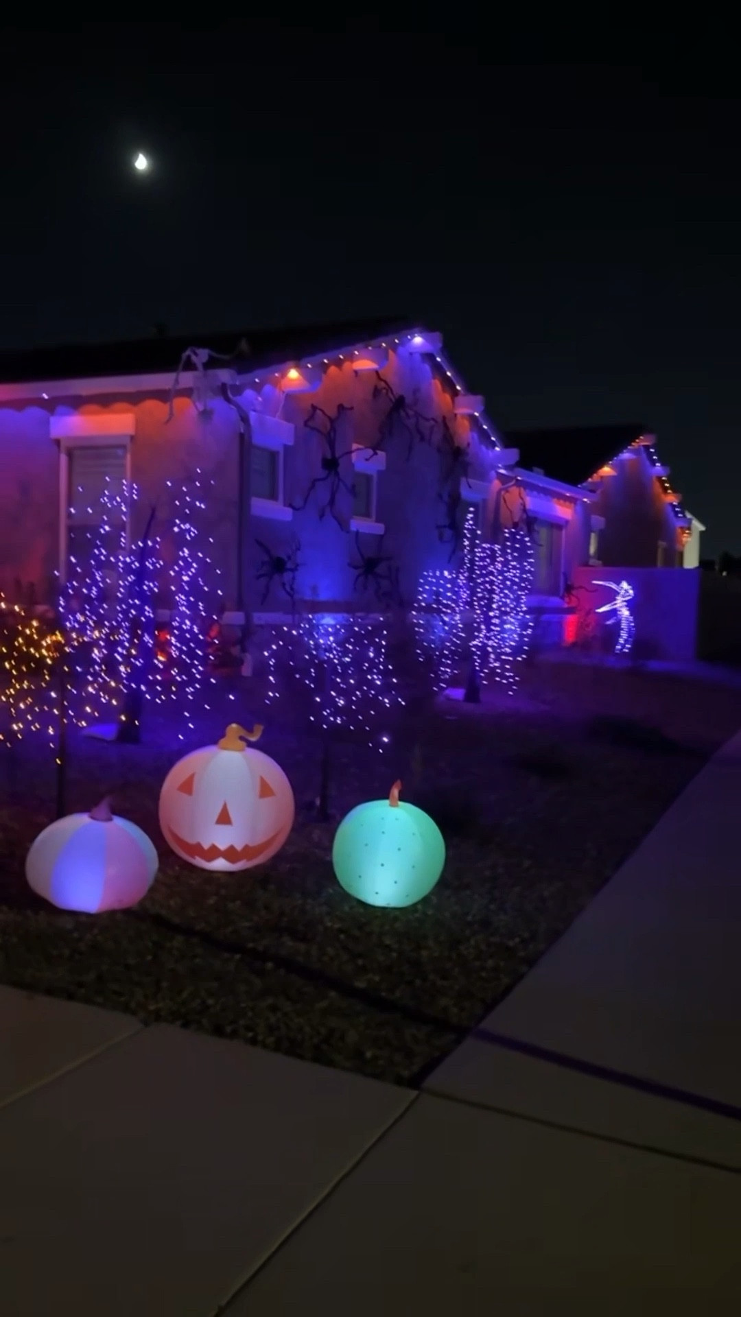 It’s been almost a year with our permanent holiday lights and we are still obsessed! 🌟 Through Arizona heat, wind, and storms not one light has slipped or lost its shine. The best part? Total control from the app!

✔️ Switch colors & brightness instantly
✔️ Choose from tons of holiday + everyday presets
✔️ Create custom scenes for any mood
✔️ Set schedules so they run automatically

From Christmas twinkles 🎄 to summer nights 🌙, these lights keep our home glowing year-round.

#LTKSeasonal #LTKHome #LTKHalloween