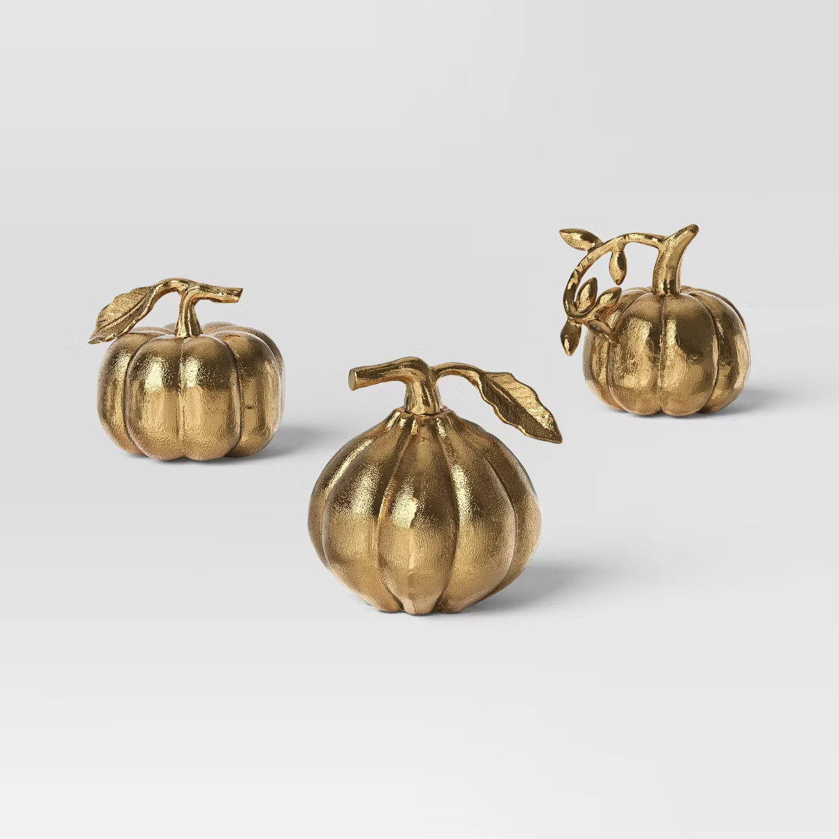 3pk Fall Mini Gold Pumpkins - Threshold™ | Target