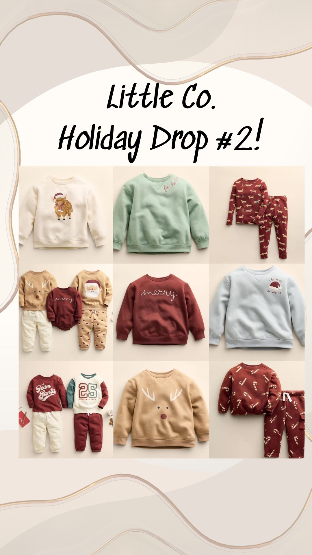 The most anticipated holiday drop is here! The Little Co graphic crewnecks are so soft and sell out so fast every single year! I’m loving the new designs this year! 

Kids holiday outfits
Organic kid clothes 
Little co
Kohls 
Kids pajamas 
Toddler bubble romper 

#LTKKids #LTKSeasonal #LTKSaleAlert