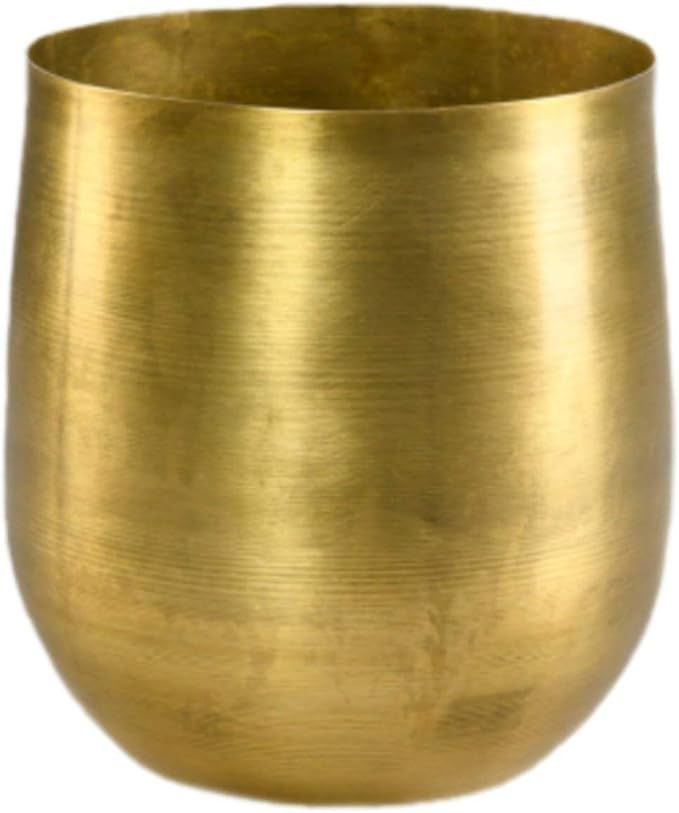 Serene Spaces Living Raw Brass Vase, Brass Decorative Accents Use as Brass Planter for Plant, Gol... | Amazon (US)